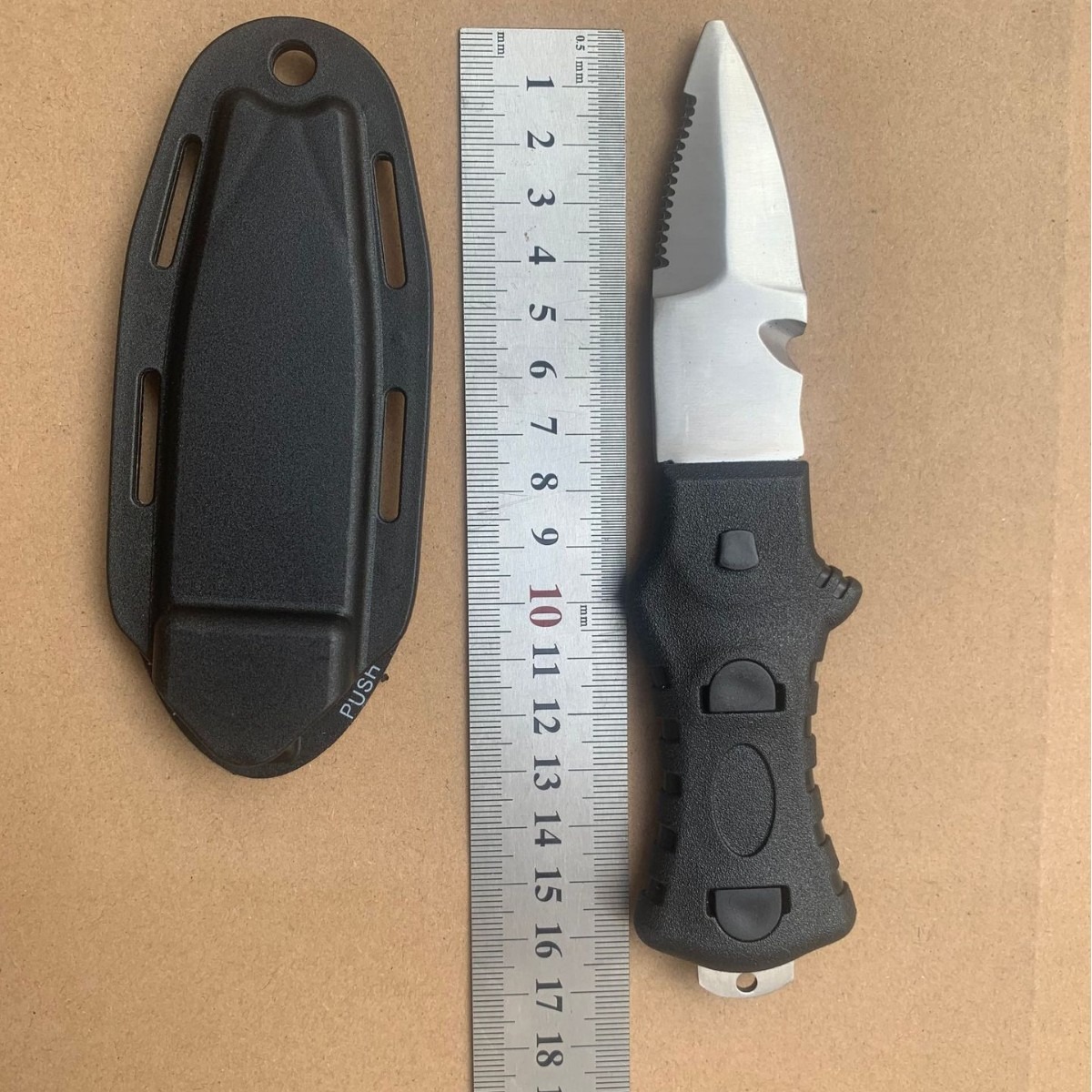 Dive Knife Titanium - Pisau Selam untuk Penyelamatan, Alat Selam