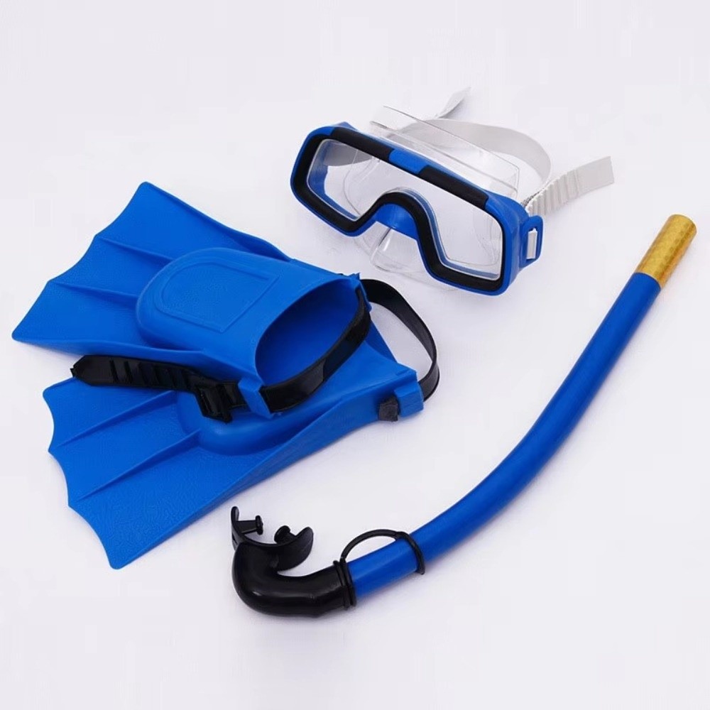 Freediving Mask Set - Set Masker Selam Anak Anti Kabut