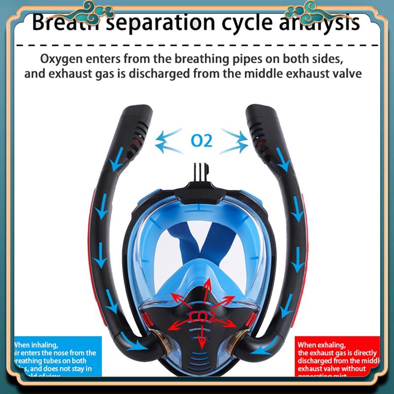 Freediving Mask Set - Masker Snorkeling Terbaru Masker Selam Silikon