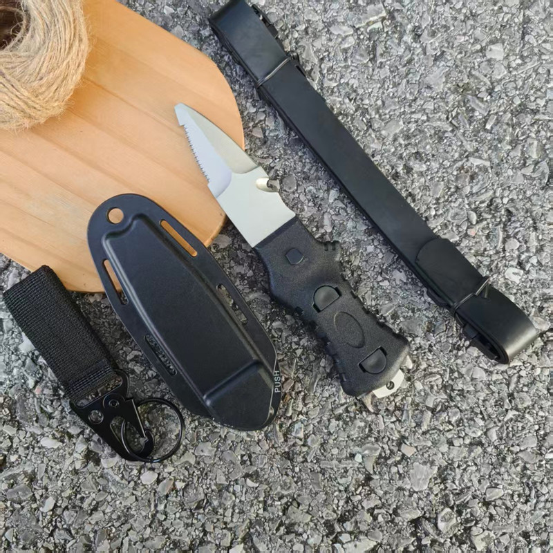 Dive Knife Titanium - Pisau Penyelamat Air Luar Ruangan, Alat