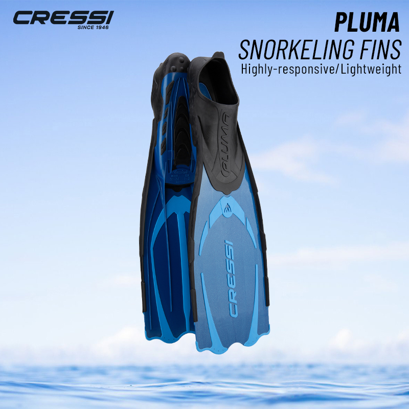 Snorkel Dry Top - CRESSI Pluma Menyelam Sirip Snorkeling Renang