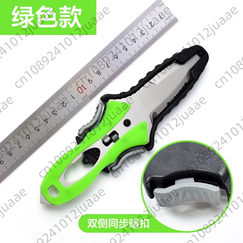 Dive Knife Titanium - Pisau Penyelamat Air Pemotong Tali Luar