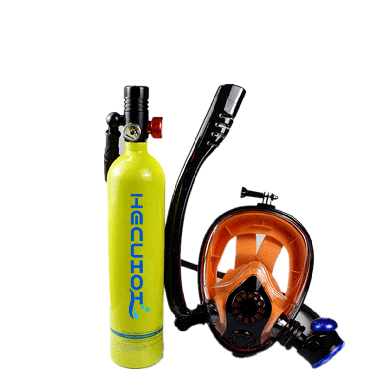 Set Tangki Selam Mini 1LScuba, - Freediving Mask Set ulasan dan harga