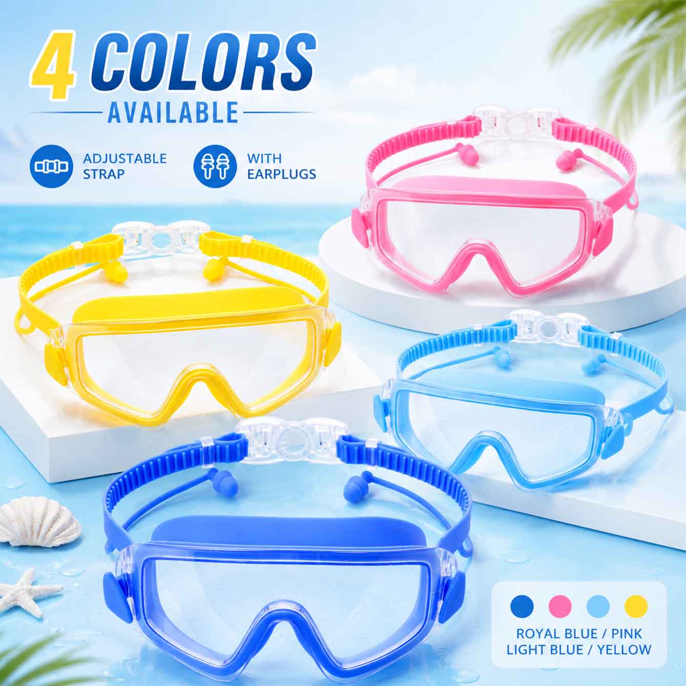 1 Buah Kacamata Renang Masker  - Snorkel Dry Top ulasan dan harga