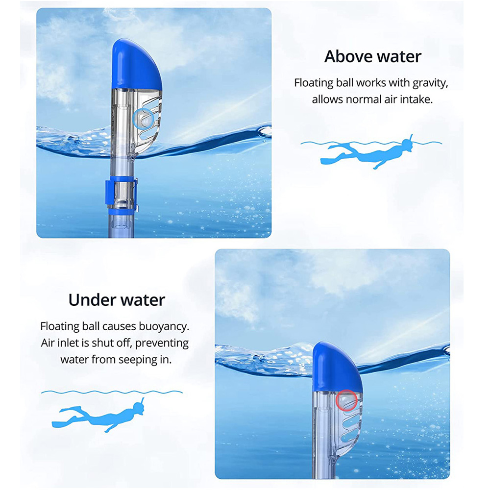 Masker Selam Set Masker Snorke - Freediving Mask Set ulasan dan harga