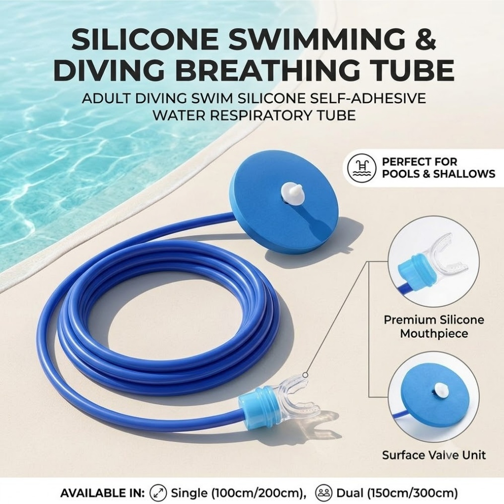 Selang Pernapasan Silikon untu - Snorkel Dry Top ulasan dan harga