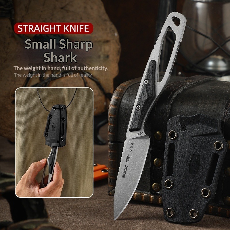 Pisau Lurus Luar Ruangan - Pis - Dive Knife Titanium ulasan dan harga