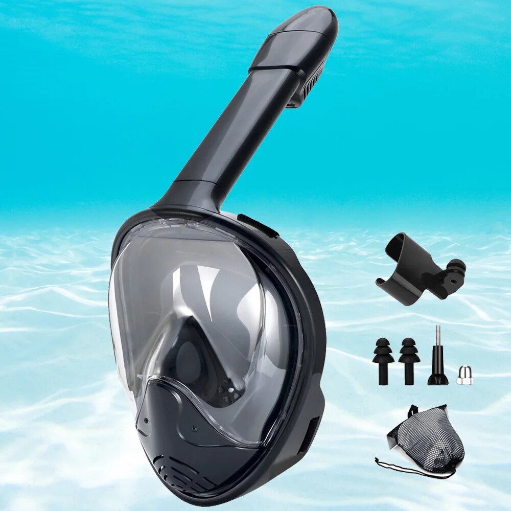 Masker renang anak dewasa, Sno - Freediving Mask Set ulasan dan harga