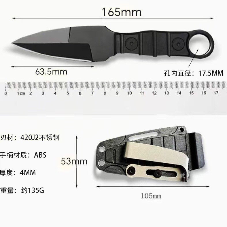 Alat Portabel Baru untuk Kegia - Dive Knife Titanium ulasan dan harga