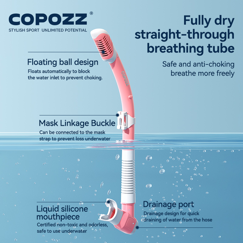 COPOZZ Masker Selam Baru Maske - Freediving Mask Set ulasan dan harga