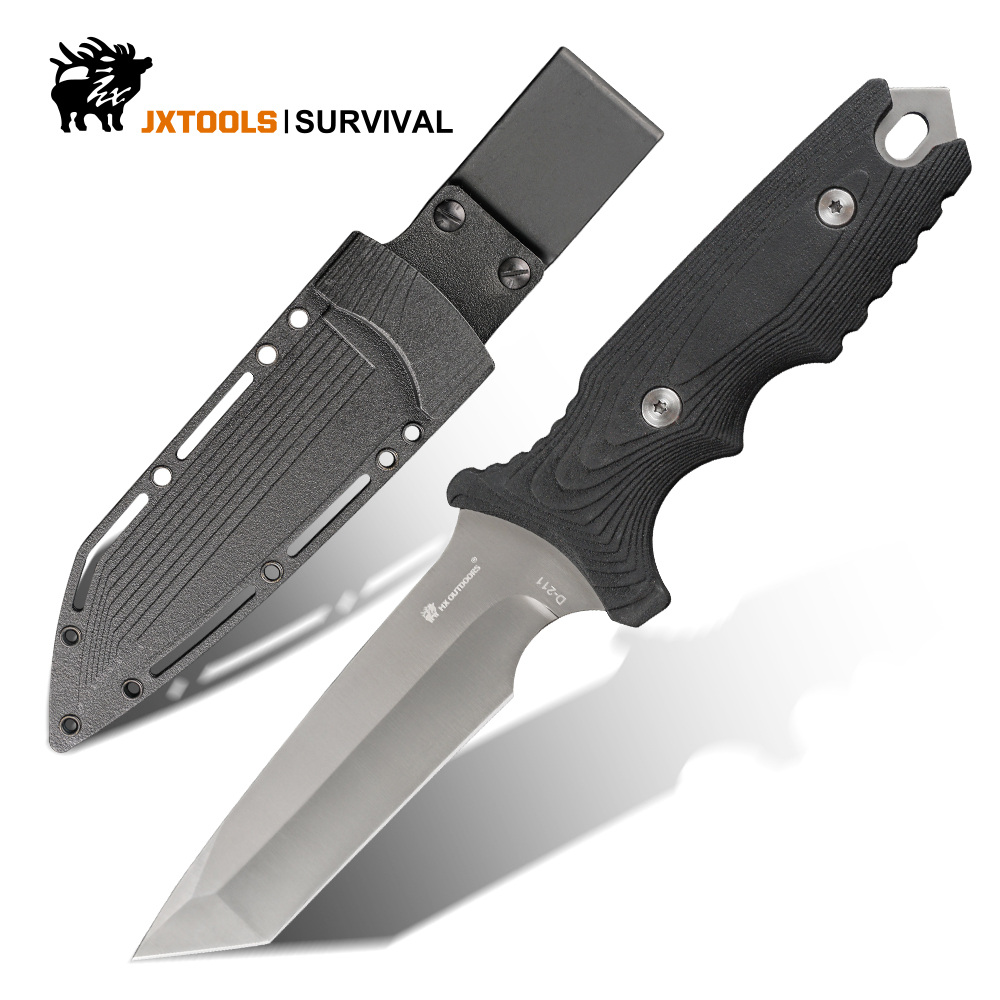 Pisau Survival Fixed Blade EDC - Dive Knife Titanium ulasan dan harga