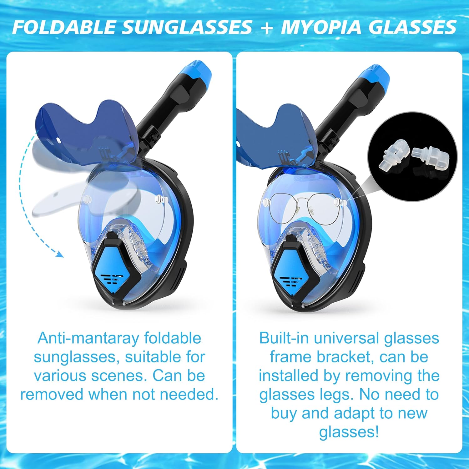 Masker Snorkel Full Face Devil - Snorkel Dry Top ulasan dan harga
