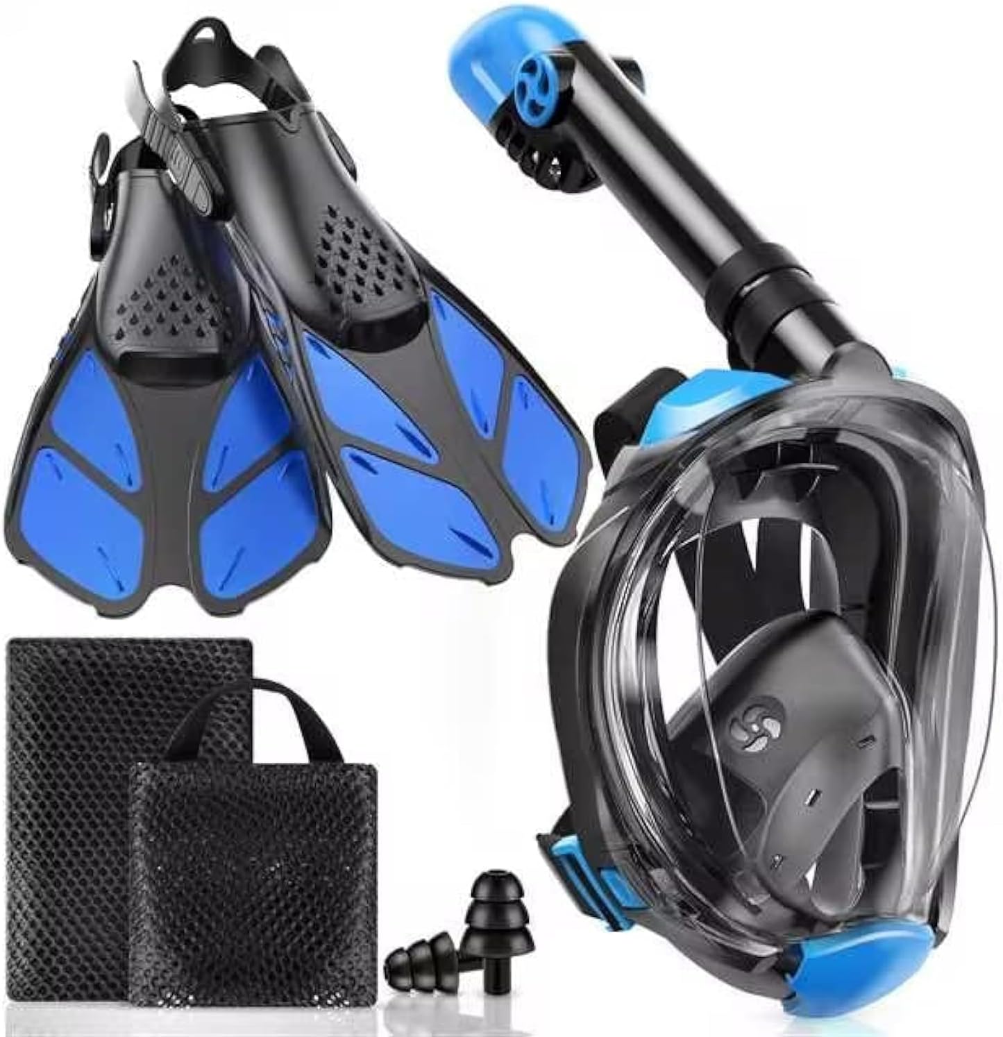 Masker Snorkel Full Face Devil - Snorkel Dry Top ulasan dan harga