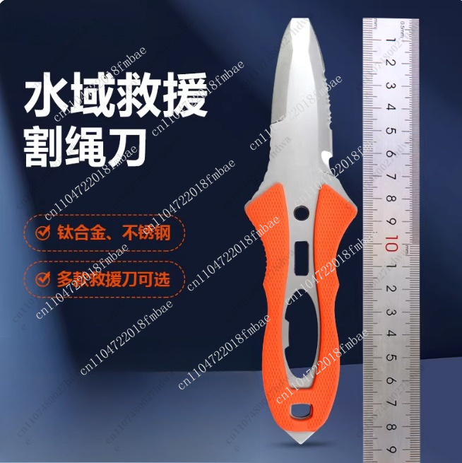 Peralatan Pisau Portabel Kenda - Dive Knife Titanium ulasan dan harga