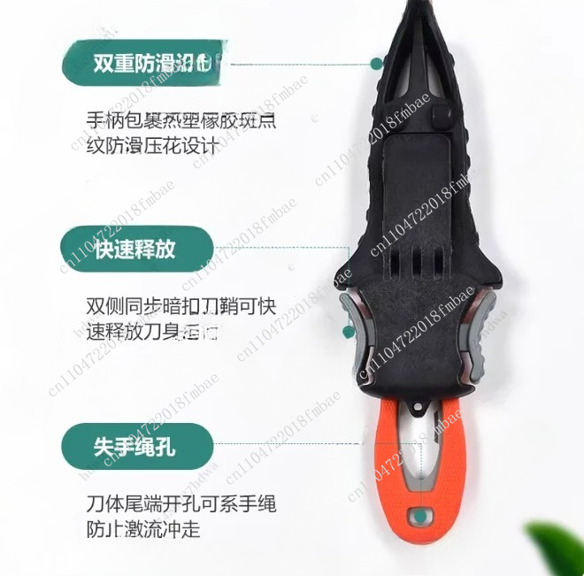 Peralatan Pisau Portabel Kenda - Dive Knife Titanium ulasan dan harga