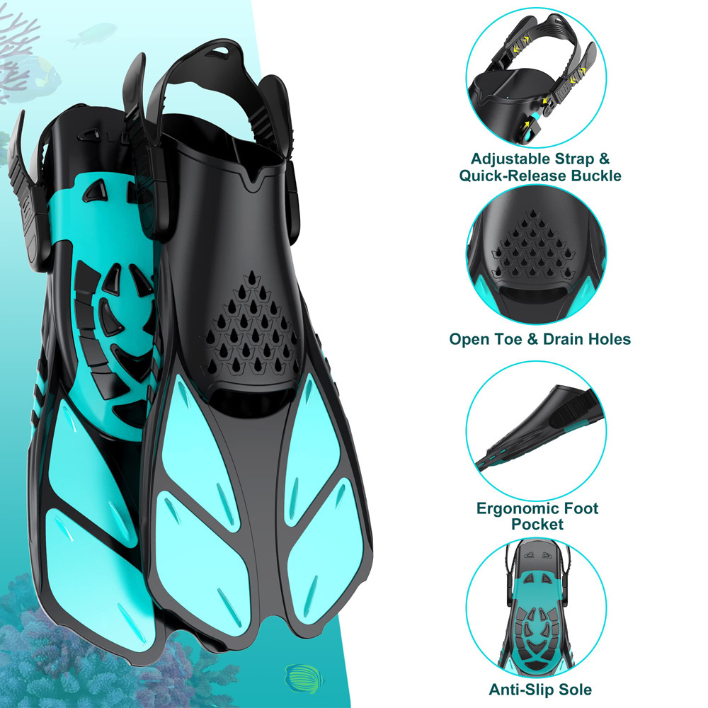 Set Masker Sirip Snorkel, Perl - Freediving Mask Set ulasan dan harga