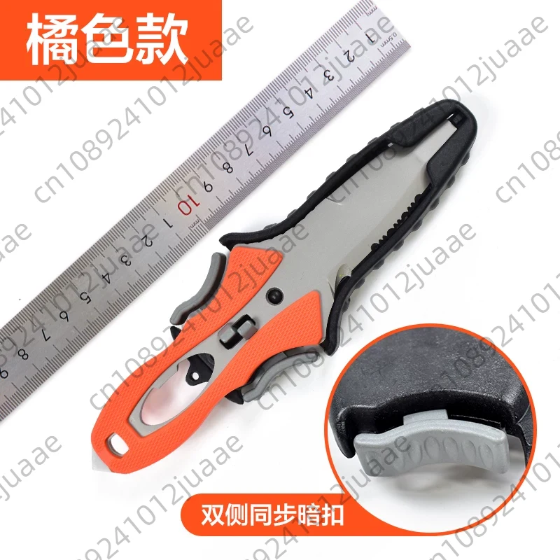 Pisau Penyelamat Air Pemotong  - Dive Knife Titanium ulasan dan harga