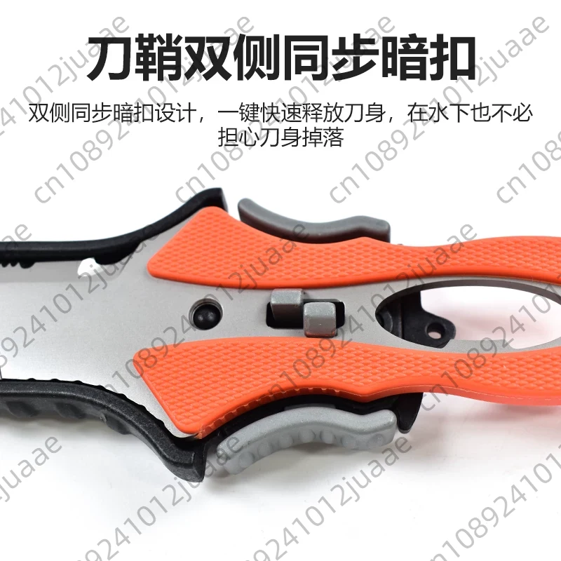 Pisau Penyelamat Air Pemotong  - Dive Knife Titanium ulasan dan harga